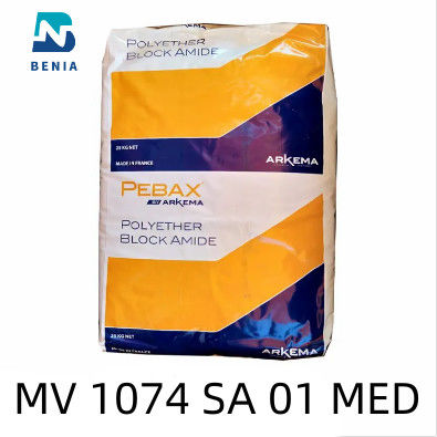 Arkema Pebax Millivolt Jungfrau 1074 SA 01 MED Thermoplastic Elastomer Medical Application beizen alle Farbe