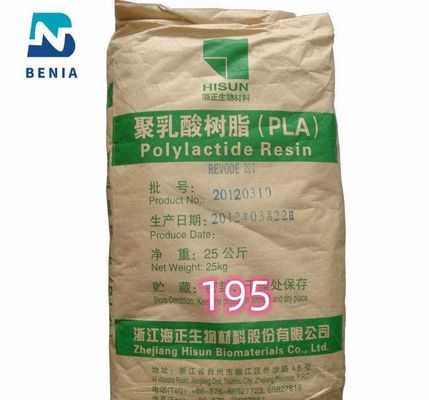 Hisun PLA Resin REVODE 195 Biobasierte PLA-Pellets für biologisch abbaubare Kompostierte